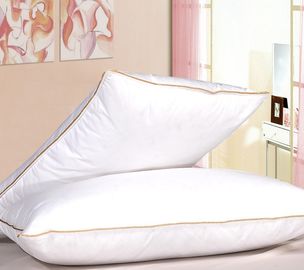 L'hotel del cotone della D'oro Conduttura giù mette le piume al cuscino, cuscini lavati ecologici all'ingrosso