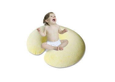 Cuscino naturale della schiuma di memoria del velluto piccolo, cuscino d'alimentazione del bambino a forma di U