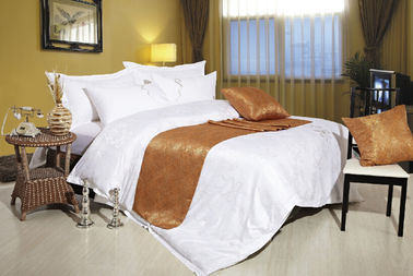 Biancheria da letto dell'albergo di lusso della bandiera del letto di Tencel elegante per 4/5 hotel delle stelle