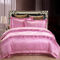 Fabbrica domestica Sales+86 15019980393 di colore di rosa dello strato 100%cotton 220*240cm*1 della lettiera