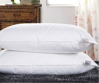 Bianco grigio dell'inserzione del cuscino dell'hotel del percalle del cotone della piuma dell'anatra dell'Anti-Apnea o su misura