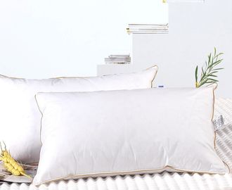 L'hotel del cotone della D'oro Conduttura giù mette le piume al cuscino, cuscini lavati ecologici all'ingrosso