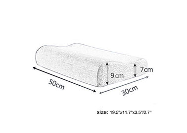 Cuscino del collo della schiuma di memoria di sonno/gel di raffreddamento di memoria cuscino standard della schiuma