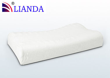 La schiuma di lusso di memoria appoggia il velluto bianco, il CE/SGS del cuscino di letto della schiuma di memoria