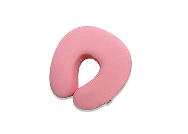 Cuscino a forma di U di contorno della schiuma comoda di memoria con la copertura del panno di nuoto