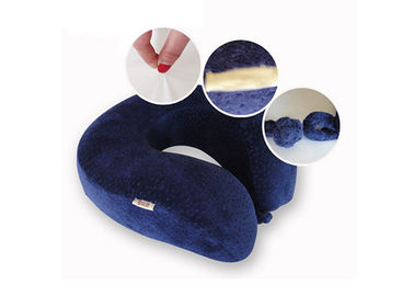 Contorno sano del cuscino della schiuma di memoria dei blu navy piccolo per la riduzione dello sforzo