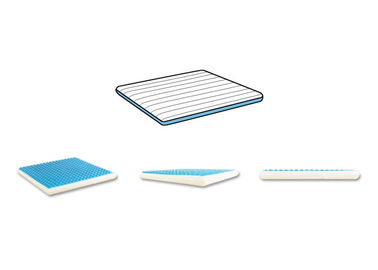 Cuscino di Seat di raffreddamento del gel della copertura del poliestere/cuscino di sede di automobile schiuma di memoria