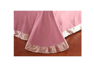 Federa di seta di rosa della trapunta di Tencel delle biancherie da letto di lusso contemporanee della lettiera