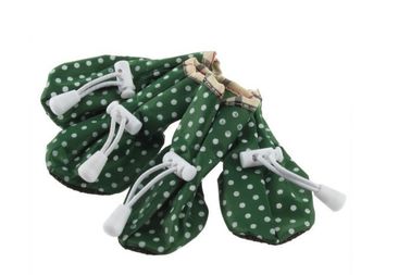 4PCS ha messo il cane dell'abito dell'animale domestico di 5.5CM/scarpe molli impermeabili antiscorrimento del gatto