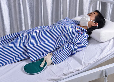 Guanto mezzo medico della mano paziente ad alto rischio di sanità con la cinghia del fermo
