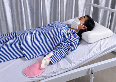 Guanto mezzo medico della mano paziente ad alto rischio di sanità con la cinghia del fermo