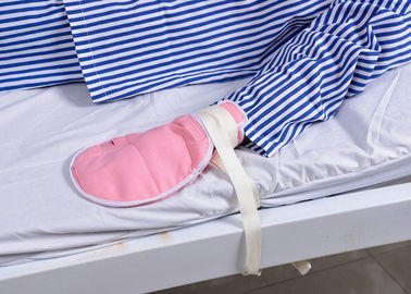 Guanto mezzo medico della mano paziente ad alto rischio di sanità con la cinghia del fermo