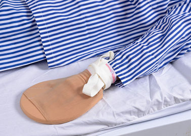 Guanto mezzo medico della mano paziente ad alto rischio di sanità con la cinghia del fermo