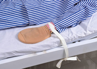 Guanto mezzo medico della mano paziente ad alto rischio di sanità con la cinghia del fermo