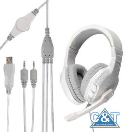 Luce stereo del Mic LED di accessorio della cuffia o del trasduttore auricolare dell'Sovra-Orecchio per i giochi